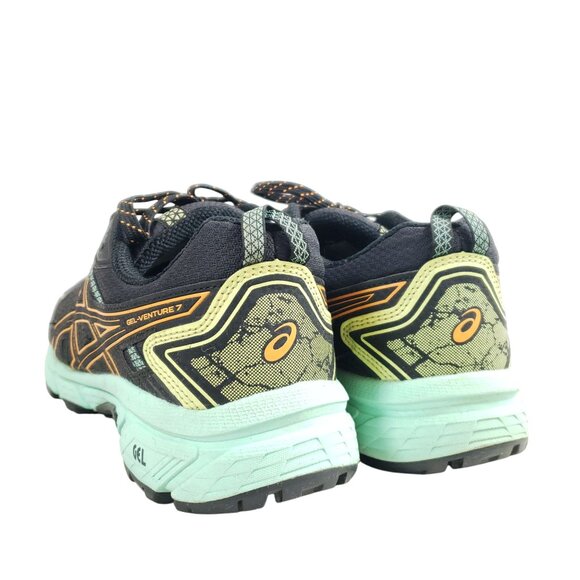 Asics Gel-Venture-7 Womens Size 7.5  Trail Running Shoes Black & Mint - Picture 4 of 9